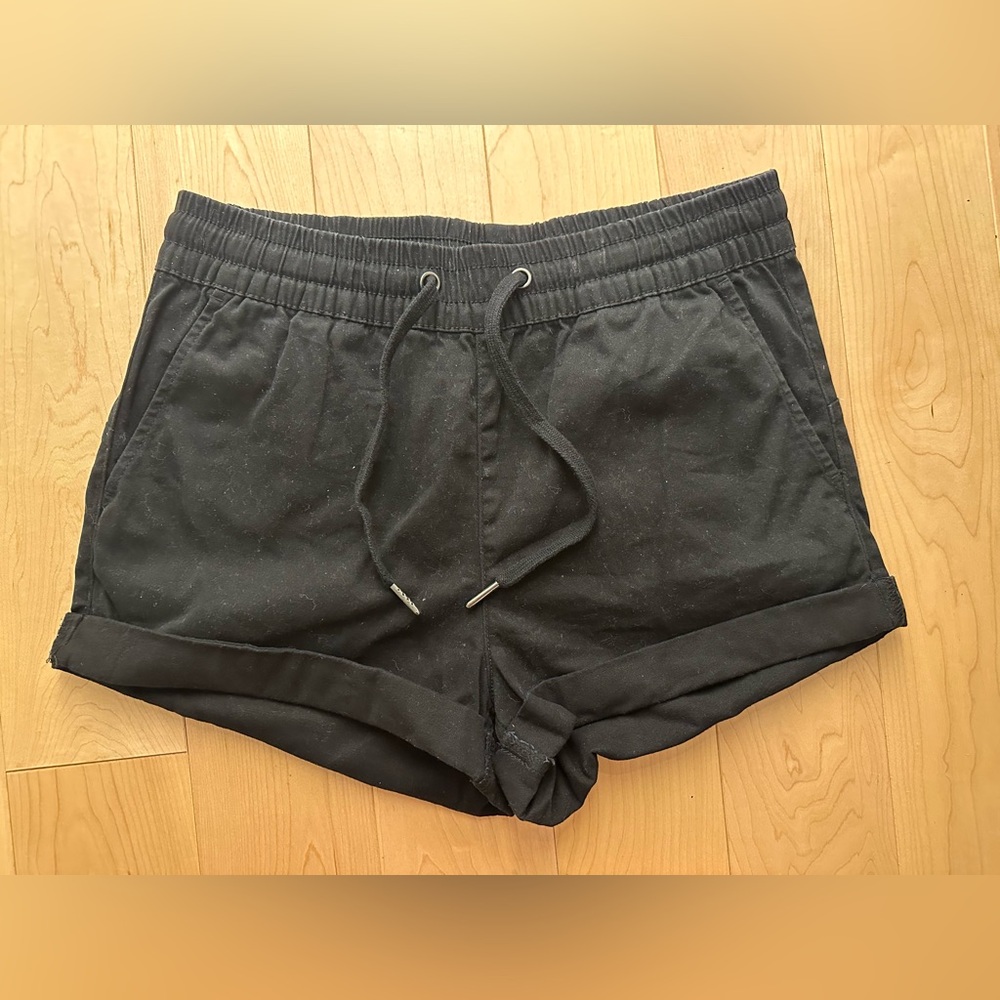 Like-New- Retrod Black Cotton Shorts Summer Vacation Casual Wear (S)